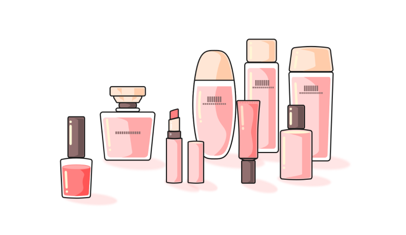 ACイラスト投稿　コスメボトル